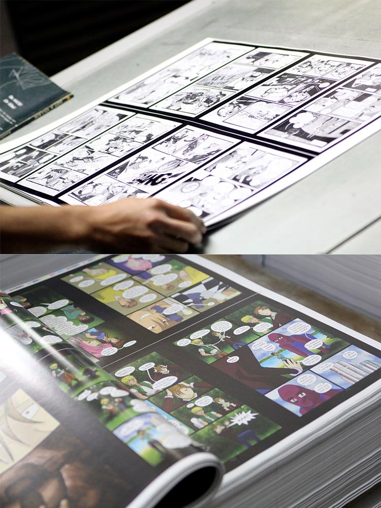 PrintNinja hard copy proofing example