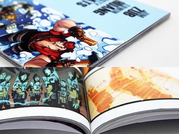 Modern Trade Paperbacks Gloss Coating Specifications Based on Industry Standards